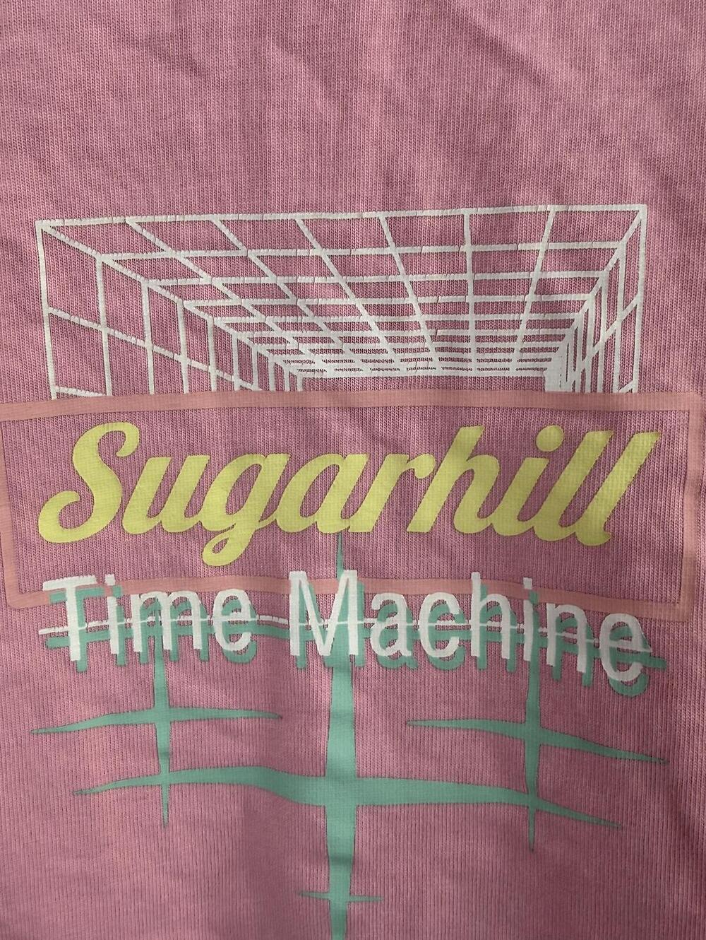 Sugarhill Men's Time Machine Pink Thick Cotton Graphic T-Shirt - Size - XL - Picture 6 of 8